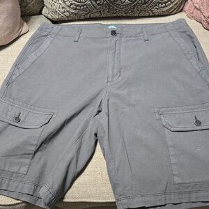 Tommy Bahama Gray Cargo Shorts for Men